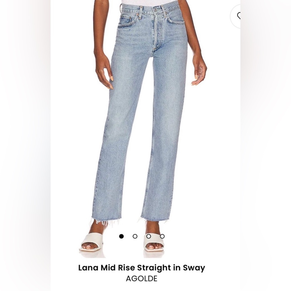Agolde Jeans - Lana mid rise straight